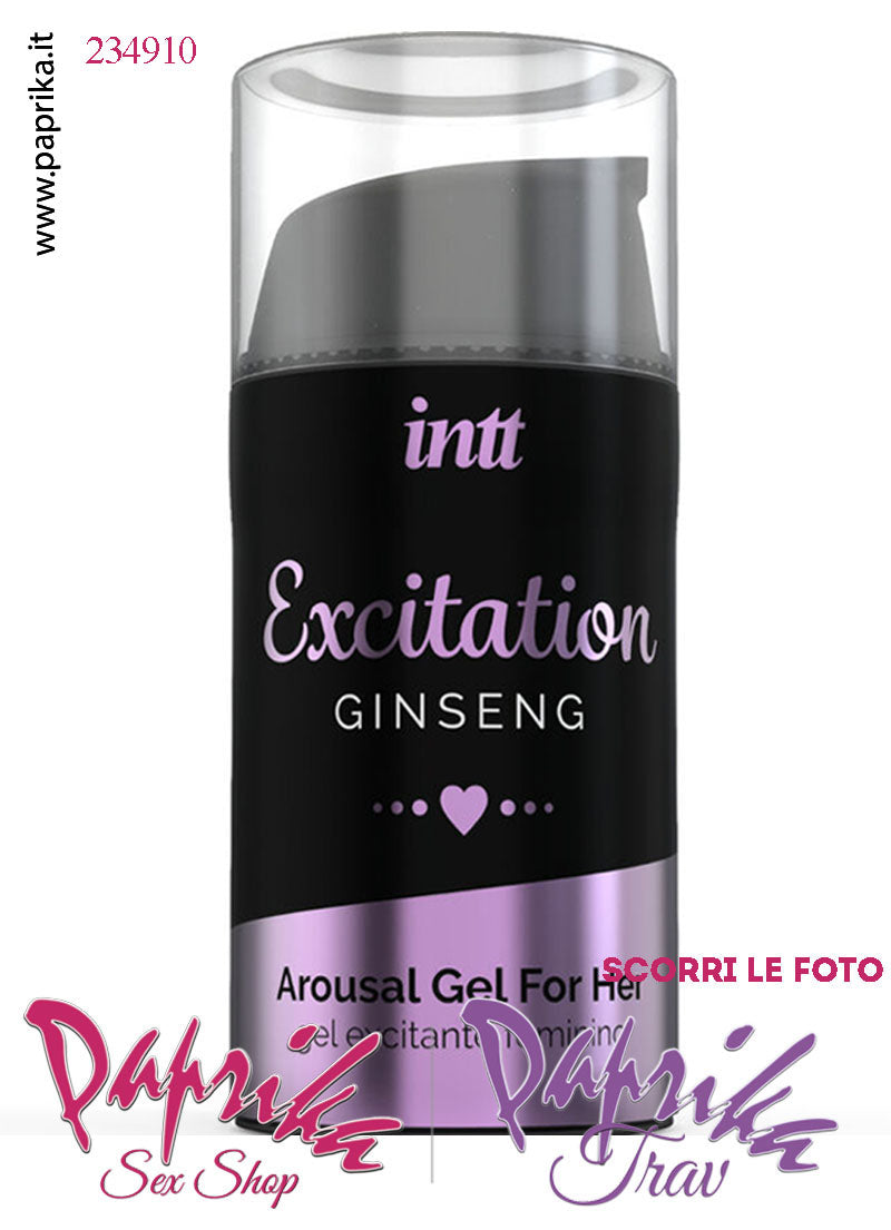 Lubrificante Ginseng Gel Ultra Stimolante Effetto Vibratore Liquido 15 ml