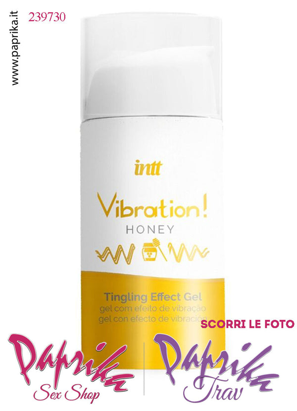 Lubrificante Miele Gel Ultra Stimolante Effetto Vibratore Liquido 15 ml