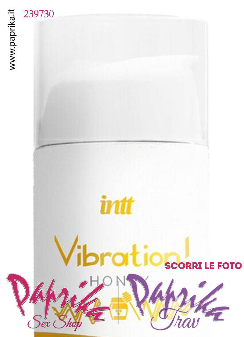 Lubrificante Miele Gel Ultra Stimolante Effetto Vibratore Liquido 15 ml