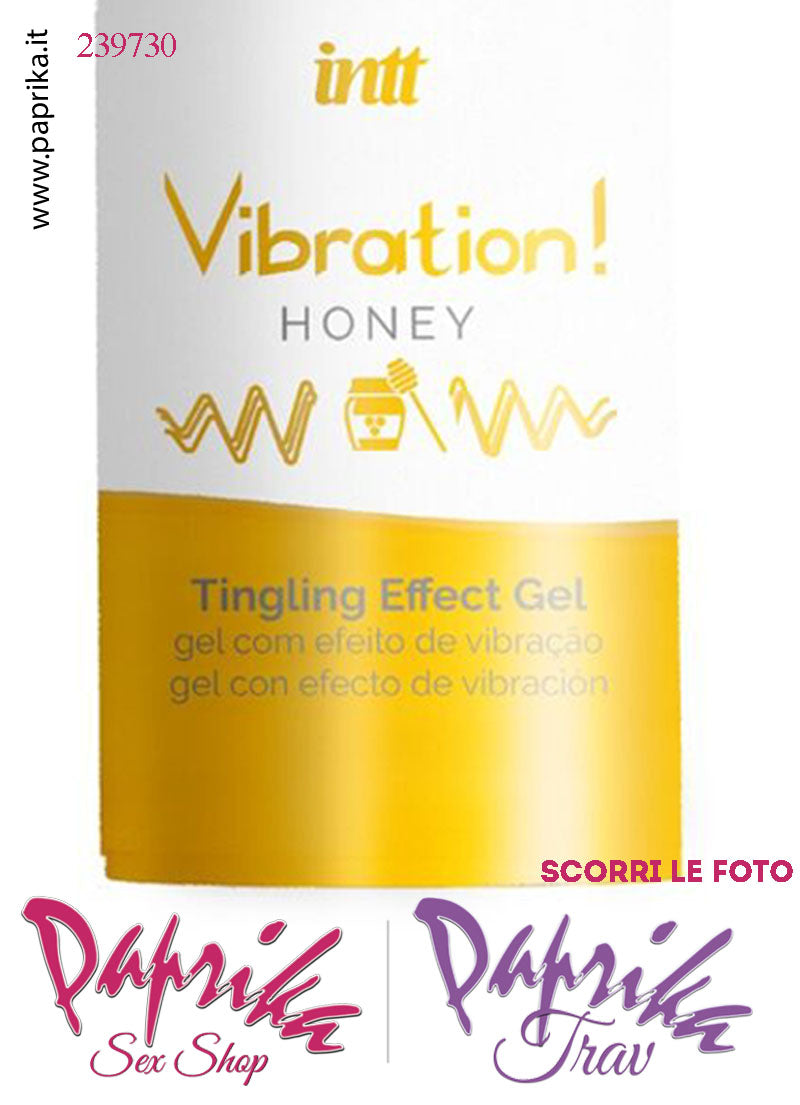 Lubrificante Miele Gel Ultra Stimolante Effetto Vibratore Liquido 15 ml