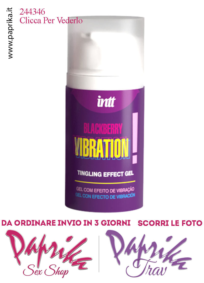 Lubrificante Mirtilli Gel Ultra Stimolante Effetto Vibratore Liquido 15 ml