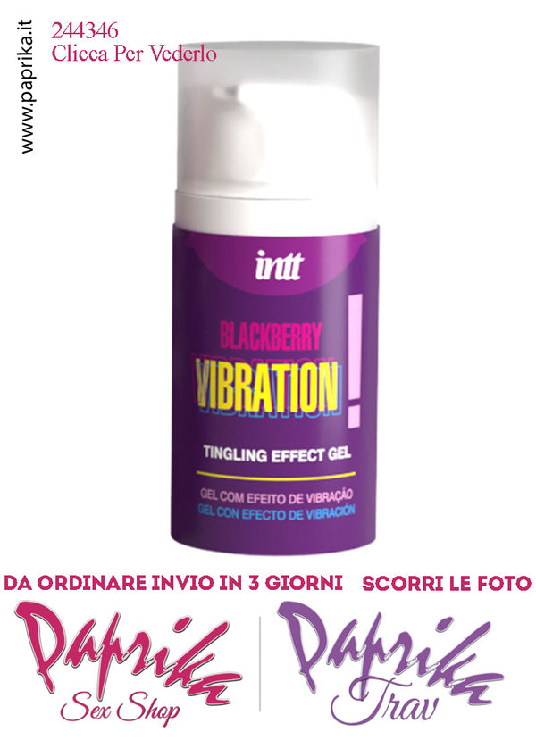 Lubrificante Mirtilli Gel Ultra Stimolante Effetto Vibratore Liquido 15 ml