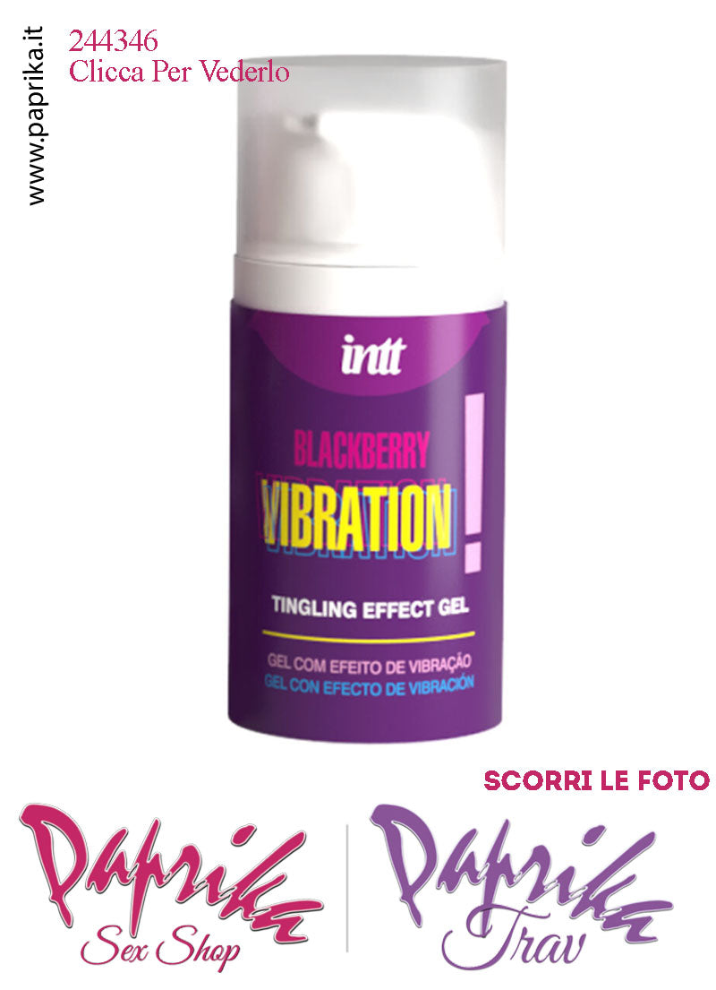 Lubrificante Mirtilli Gel Ultra Stimolante Effetto Vibratore Liquido 15 ml