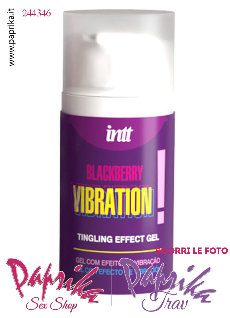 Lubrificante Mirtilli Gel Ultra Stimolante Effetto Vibratore Liquido 15 ml