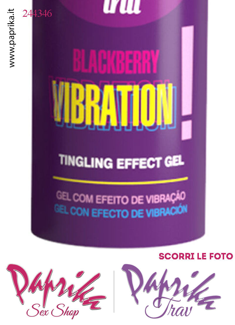 Lubrificante Mirtilli Gel Ultra Stimolante Effetto Vibratore Liquido 15 ml