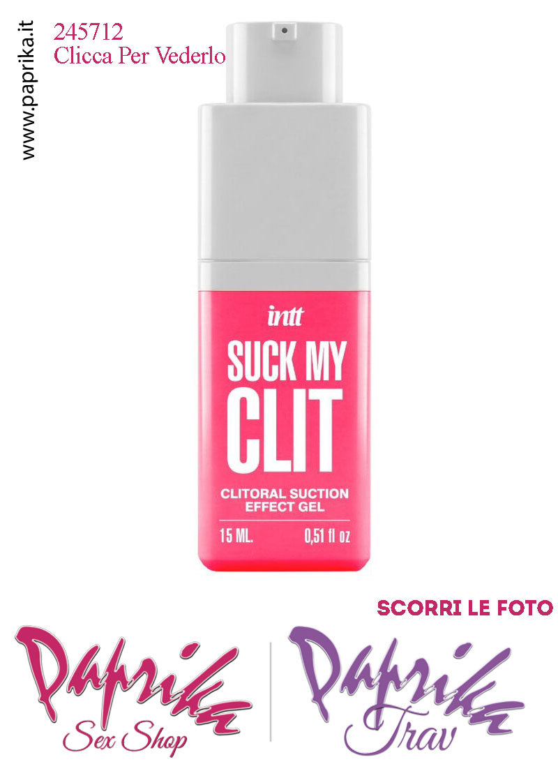 Lubrificante Fragola Effetto Vibrante Pulsante Aspirazione Ultra Stimolante 15 ml