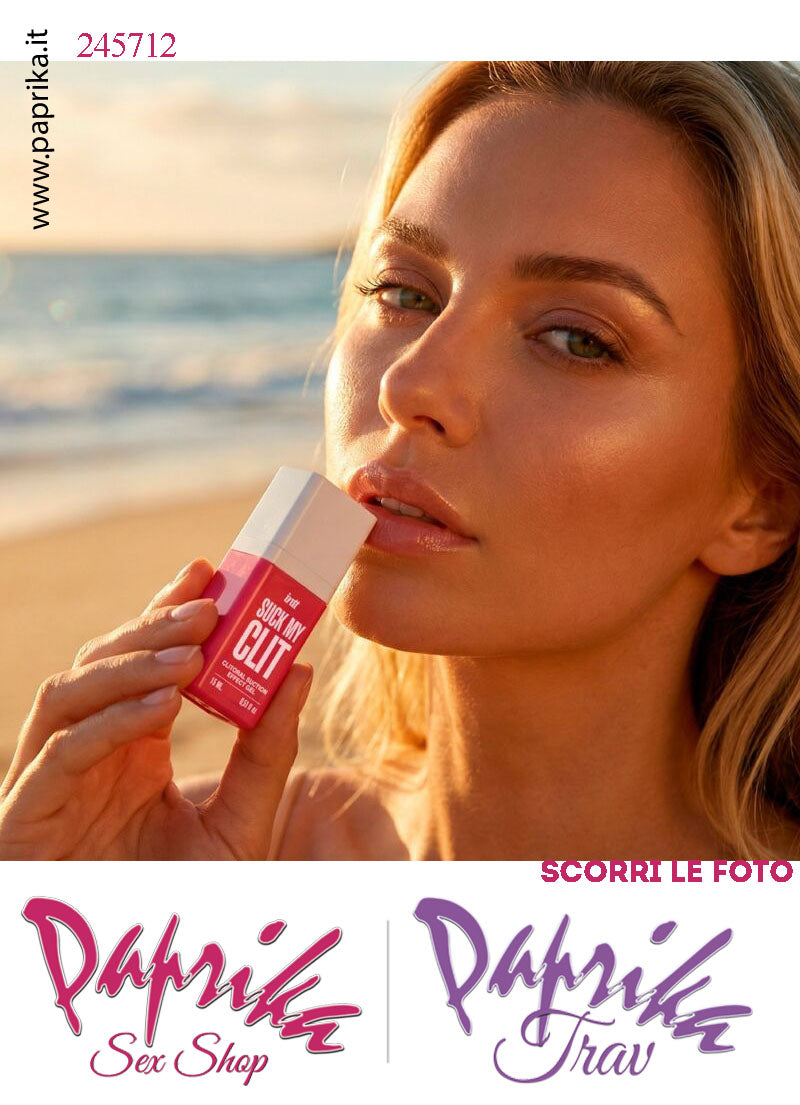 Lubrificante Fragola Effetto Vibrante Pulsante Aspirazione Ultra Stimolante 15 ml