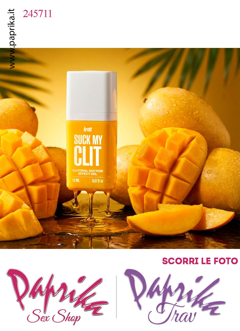 Lubrificante Mango Effetto Vibrante Pulsante Suzione Ultra Stimolante 15 ml