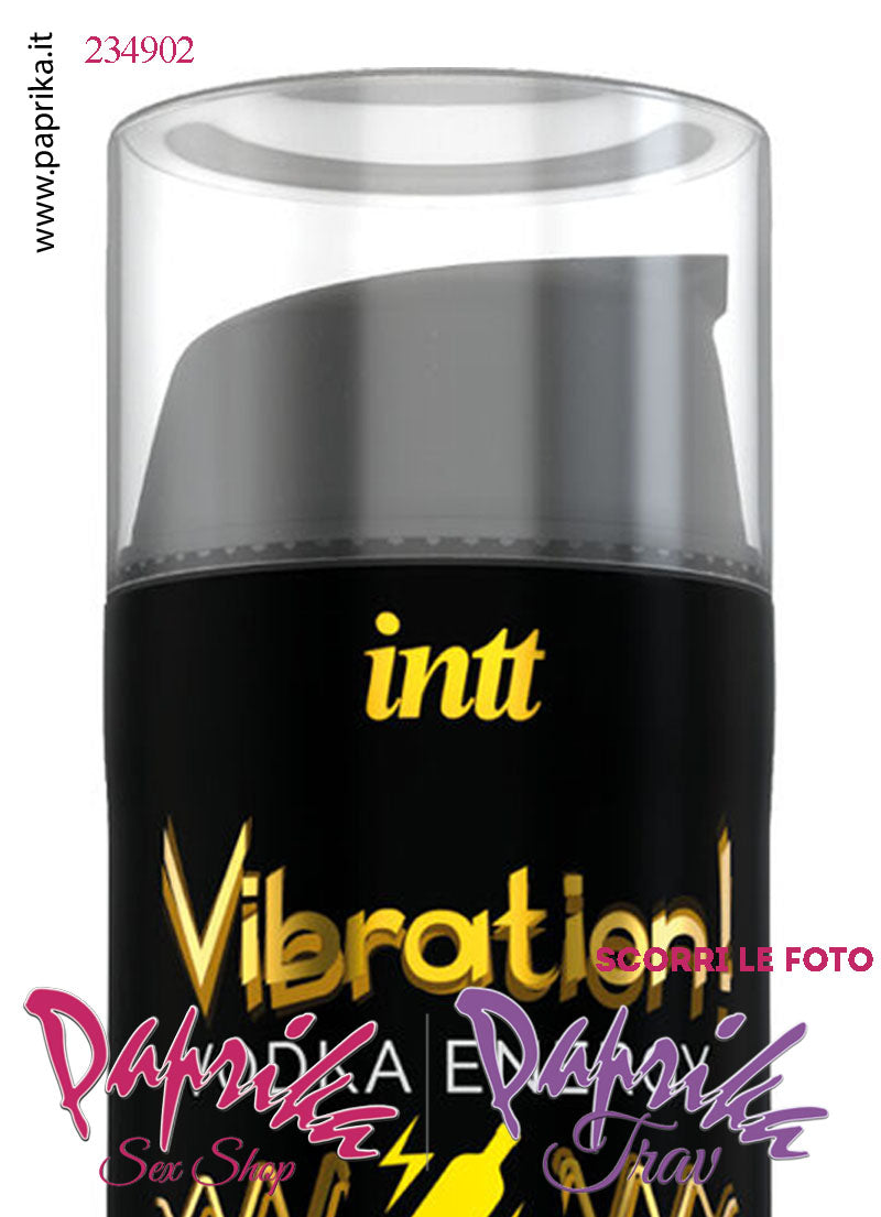 Lubrificante Vodka Energy Gel Ultra Stimolante Effetto Vibratore Liquido 15 ml
