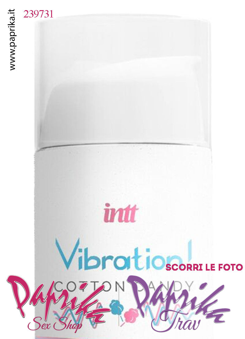 Lubrificante Zucchero Filato Gel Ultra Stimolante Effetto Vibratore Liquido 15 ml