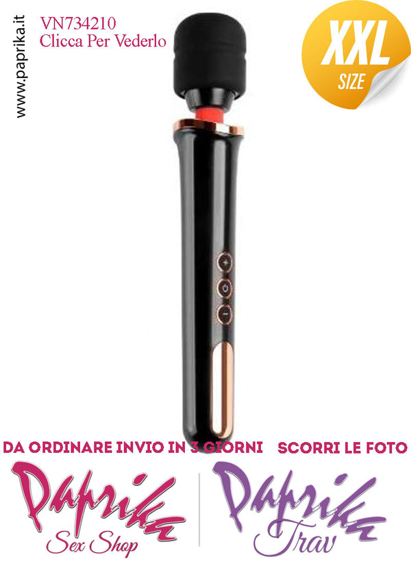 Magic Wand 32 cm Potente 5 x 20 Funzioni Testa Flessibile Ø 60