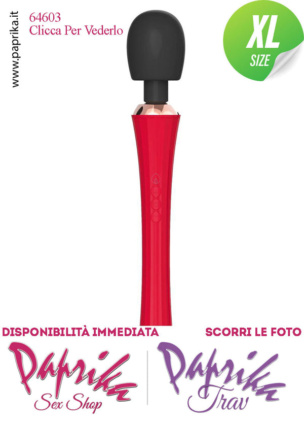 Magic Wand 30 cm Potente Bicolore 5 x 3 Funzioni Testa Flessibile Ø 55