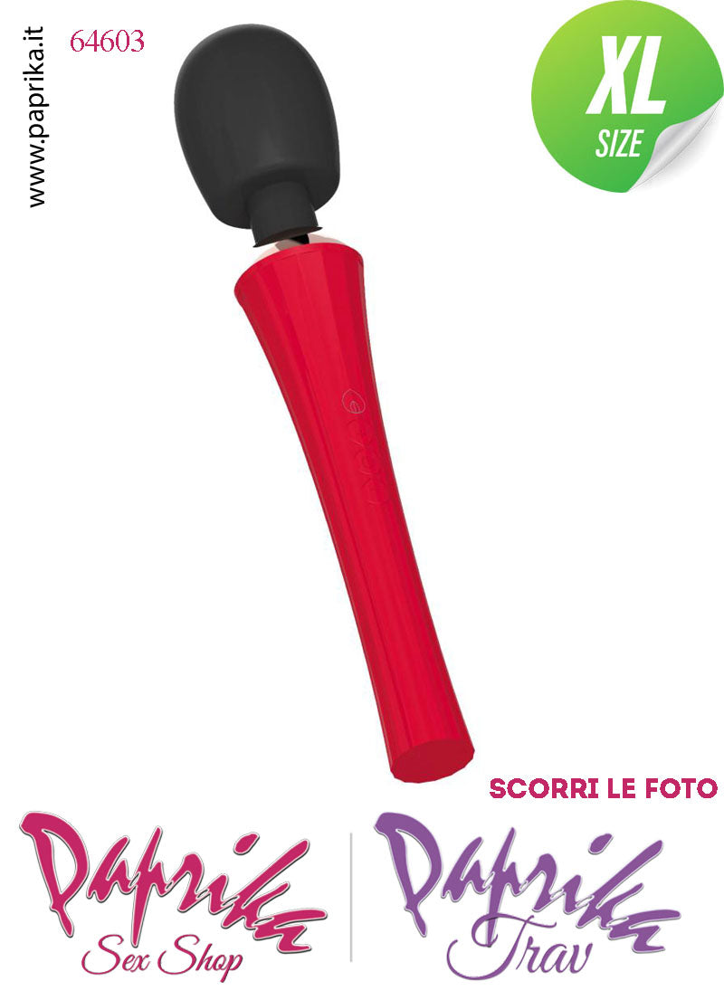 Magic Wand 30 cm Potente Bicolore 5 x 3 Funzioni Testa Flessibile Ø 55