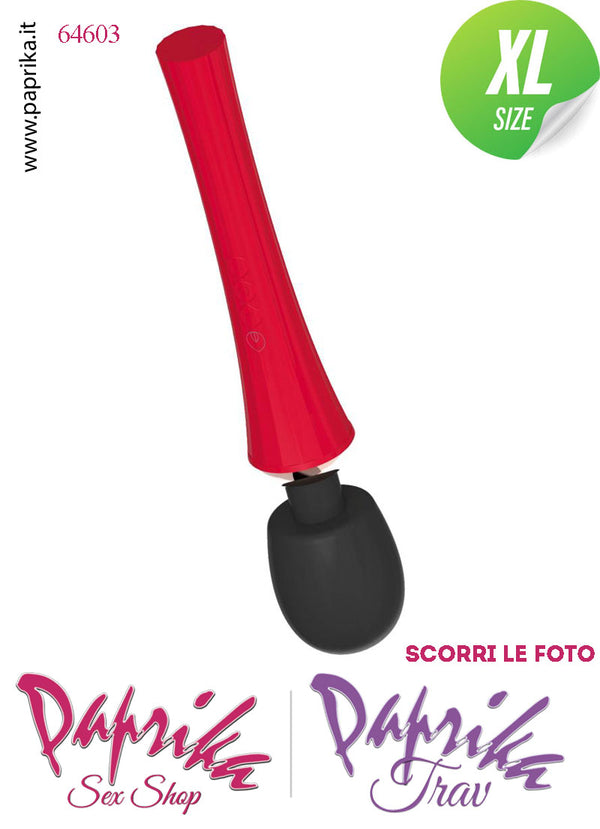 Magic Wand 30 cm Potente Bicolore 5 x 3 Funzioni Testa Flessibile Ø 55