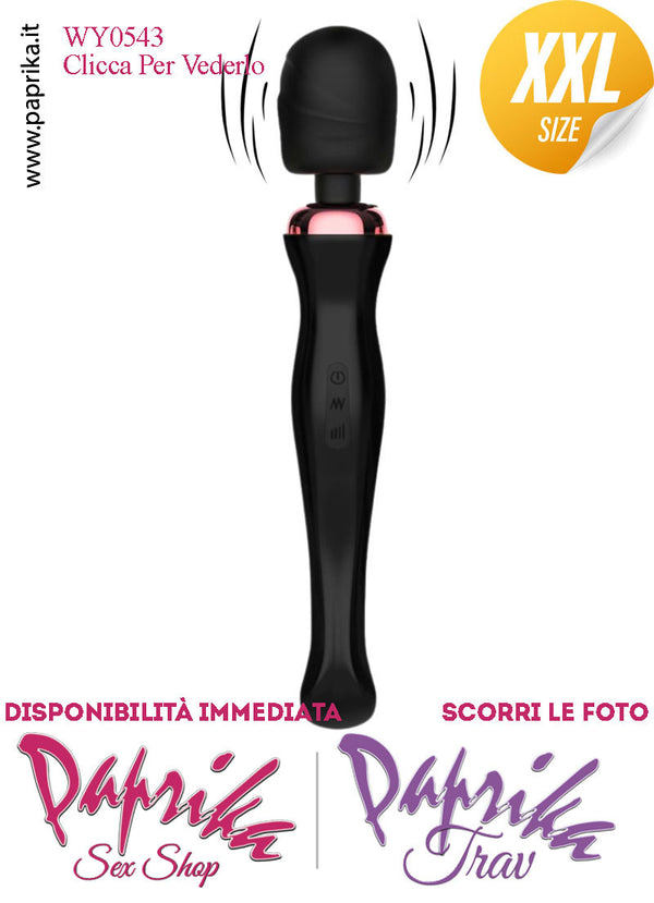 Magic Wand 32 cm Potente 8 x 20 Funzioni Testa Flessibile Ø 55