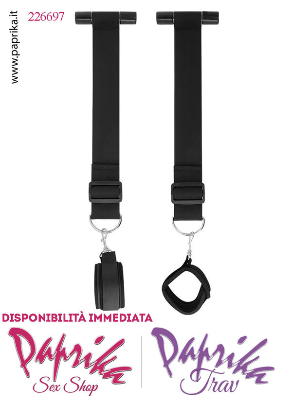 Manette Cinghie Attacco Porta Moschettone Anelli Metallo Regolabili