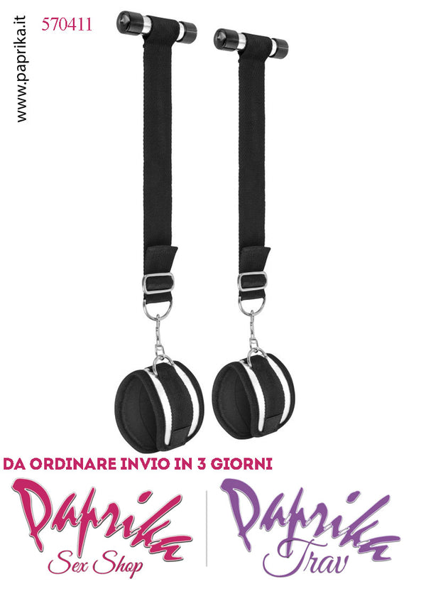 Manette Cinghie Attacco Porta Regolabili Moschettone Anelli Metallo