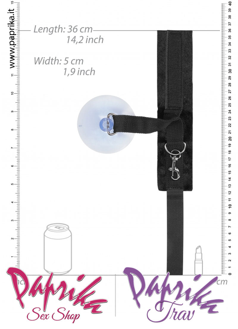 Manette Polsiere Bdsm Unisex Velluto Velcro Ventose Potenti