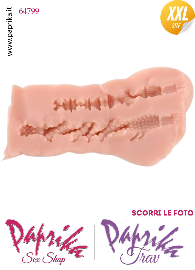 Busto Masturbatore Vagina Ano 59 cm Non Vibrante Seno Prosperoso 18 Kg