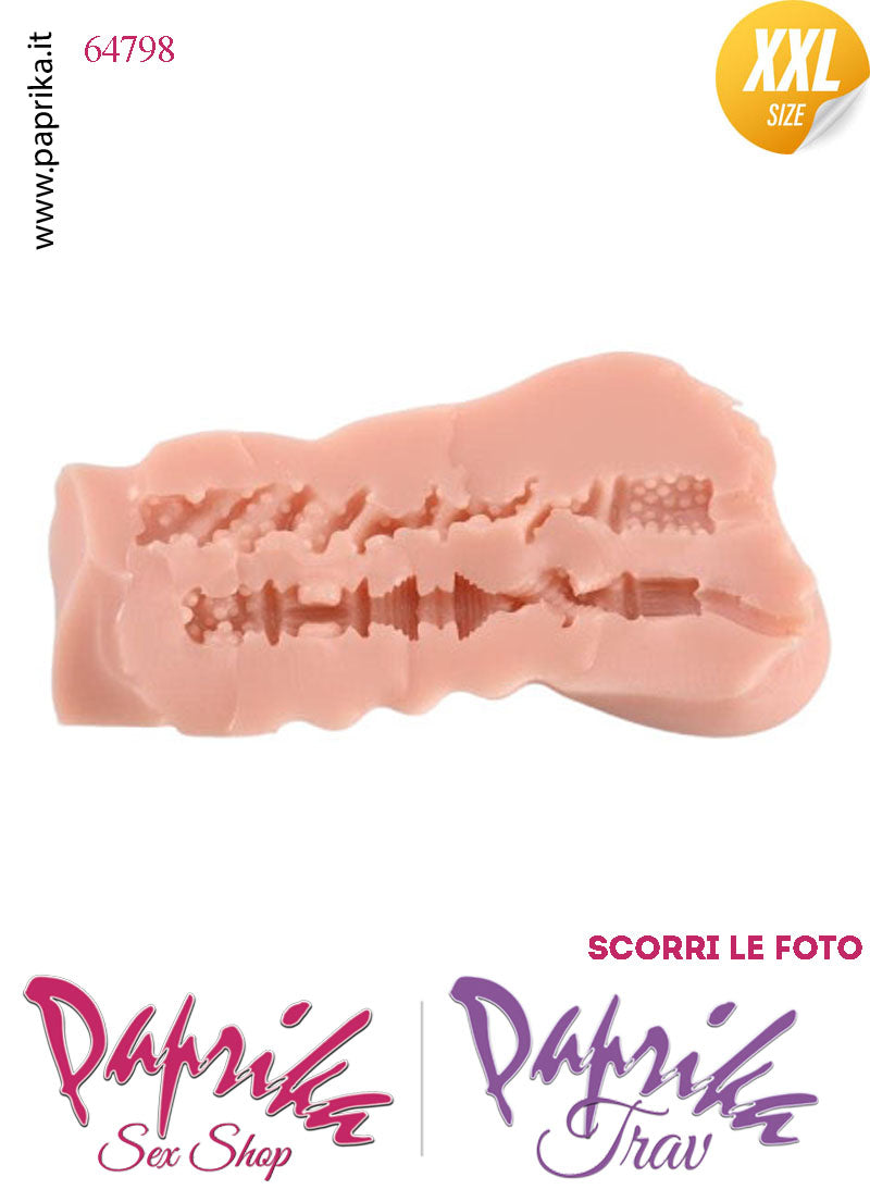 Busto Masturbatore Vagina Ano 48 cm Non Vibrante Seno Prosperoso 9 Kg