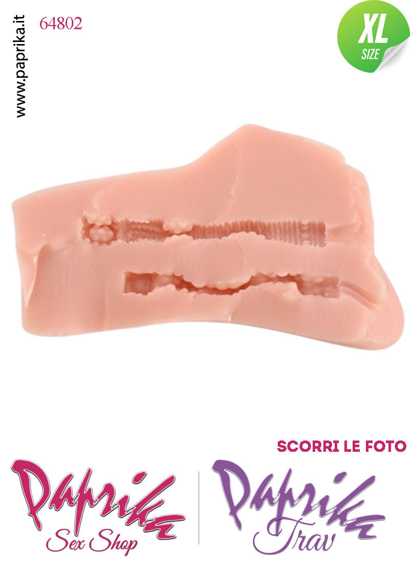 Busto Trans Ermafrodita Vagina Pene Flessibile Seno Grande Non Vibrante 42 cm