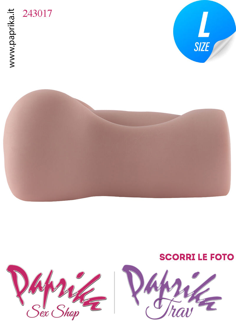 Vagina Masturbatore Vibrante Tpe Realistico 20 cm Alta 10 Pesante