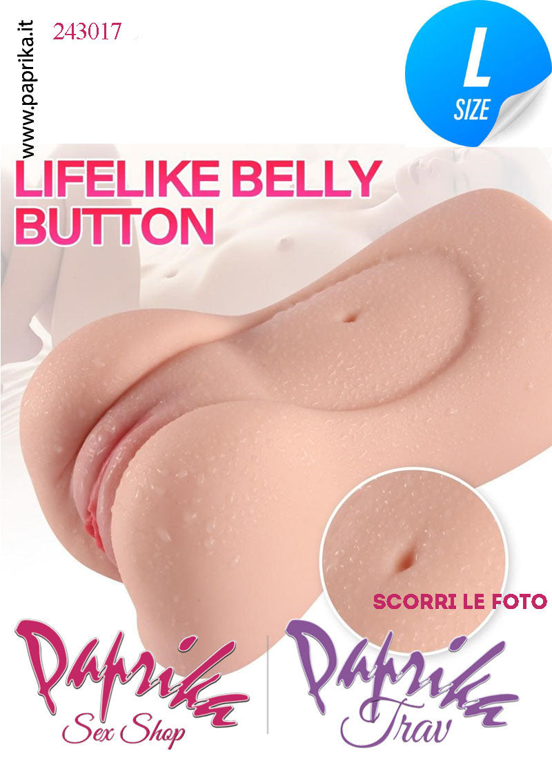 Vagina Masturbatore Vibrante Tpe Realistico 20 cm Alta 10 Pesante