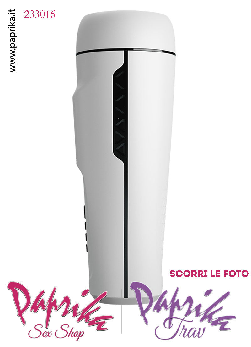 Masturbatore Maschile Tubo Vibrante Risucchio 25 cm Voce Cuffie