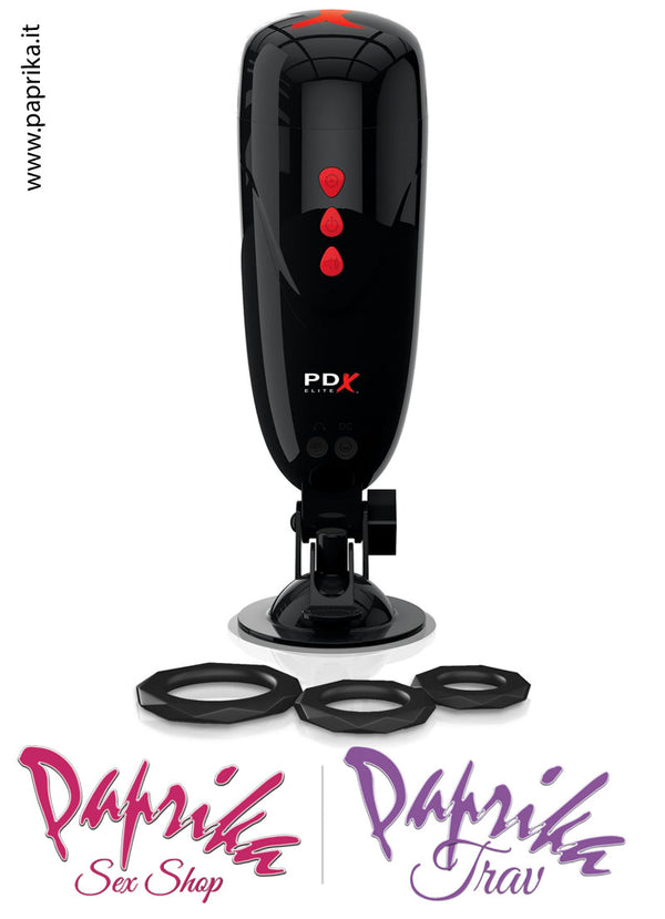 Vagina Masturbatore Vibrante Parlante Ventosa Strocker 20 cm