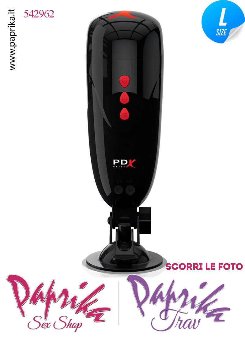 Vagina Masturbatore Vibrante Parlante Ventosa Strocker 20 cm