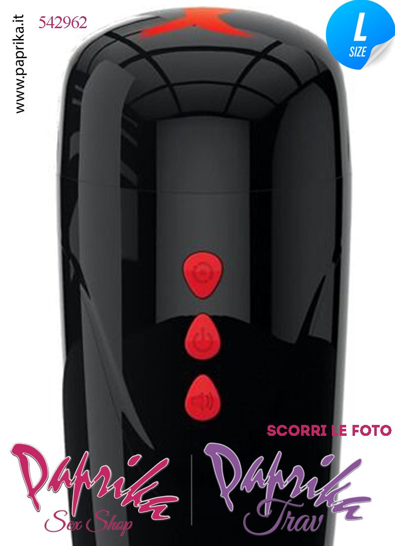 Vagina Masturbatore Vibrante Parlante Ventosa Strocker 20 cm
