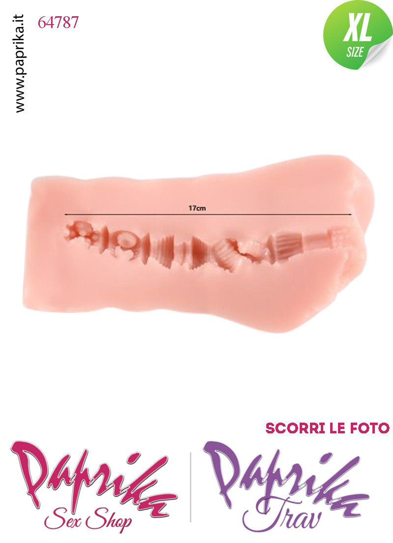 Busto Trans Pene Flessibile Grande Seno Prosperoso Non Vibrante 43 cm 10 Kg