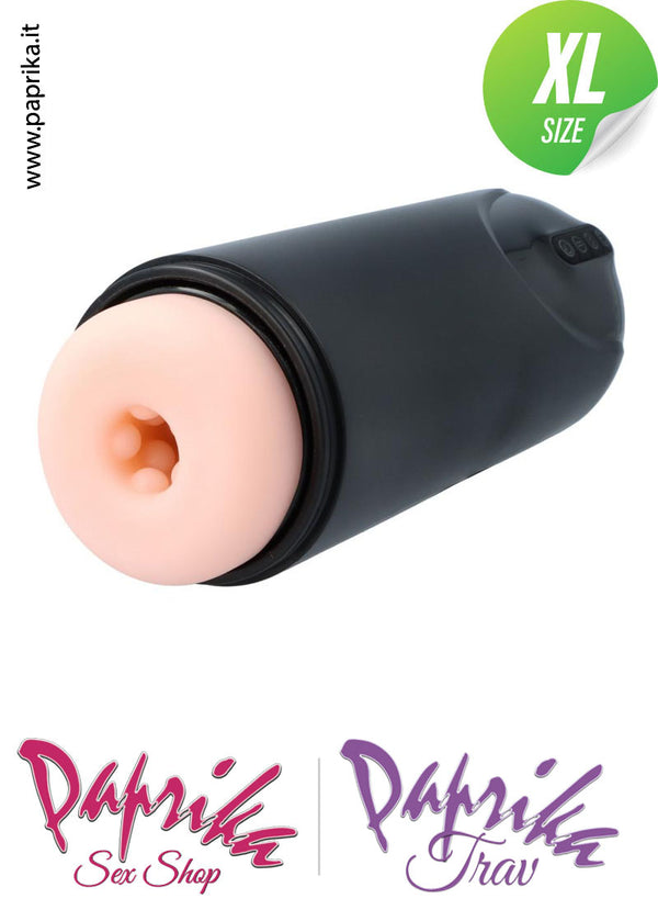 Masturbatore Maschile Tubo Su e Giù Vibrante Strocker 27 cm