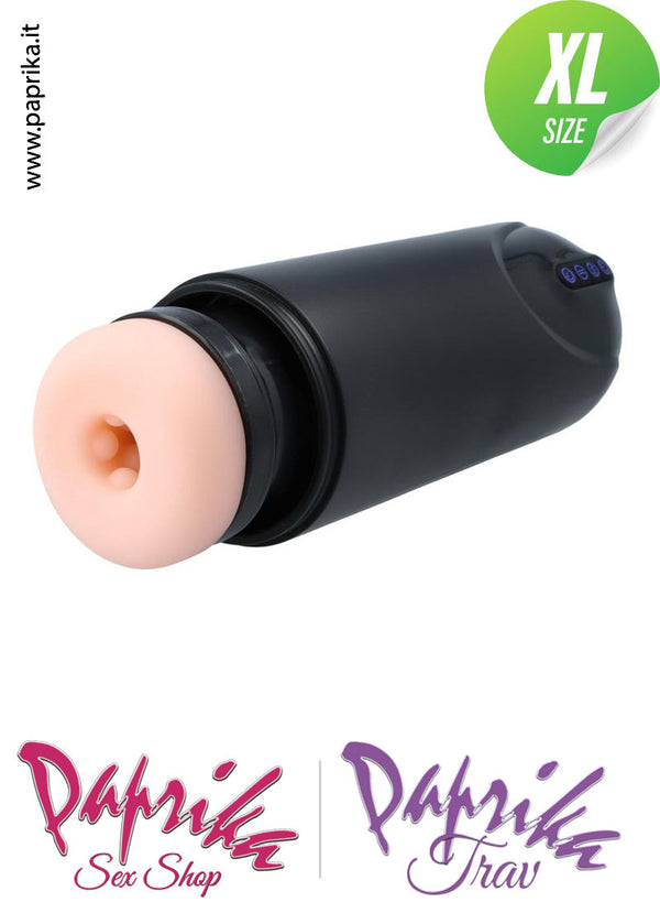 Masturbatore Maschile Tubo Su e Giù Vibrante Strocker 27 cm