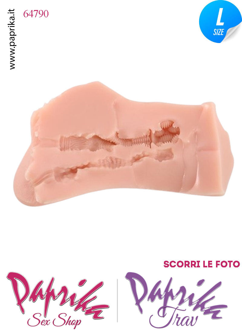 Vagina & Ano Masturbatore Realistico Non Vibrante 21 cm 2.3 Kg