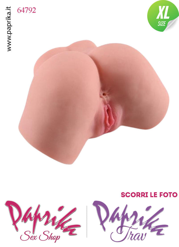 Vagina & Ano Masturbatore Realistico Non Vibrante 31 cm 4.7 Kg