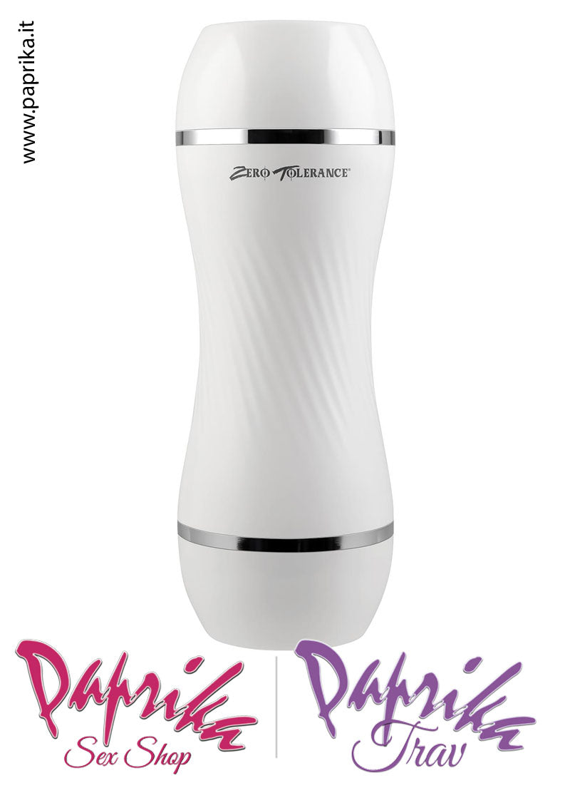Vagina Bocca Masturbatore Maschile Double Tubo 21 cm Non Vibrante