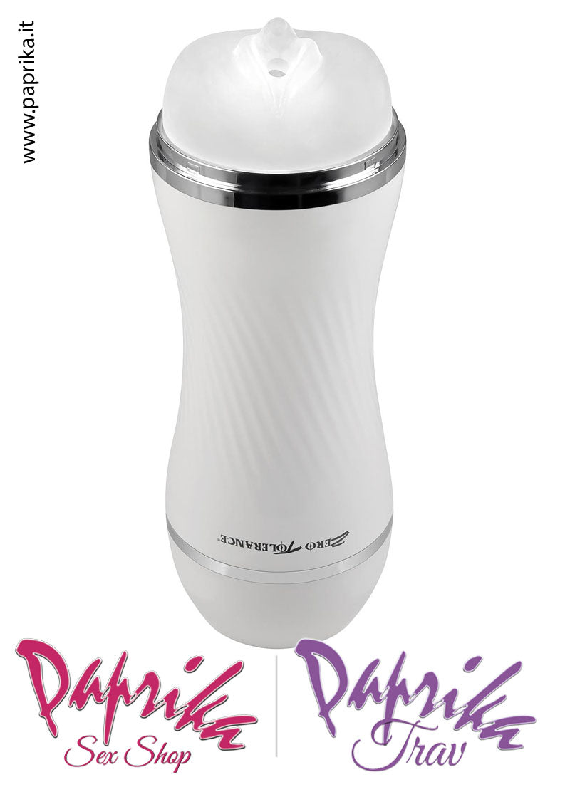 Vagina Bocca Masturbatore Maschile Double Tubo 21 cm Non Vibrante
