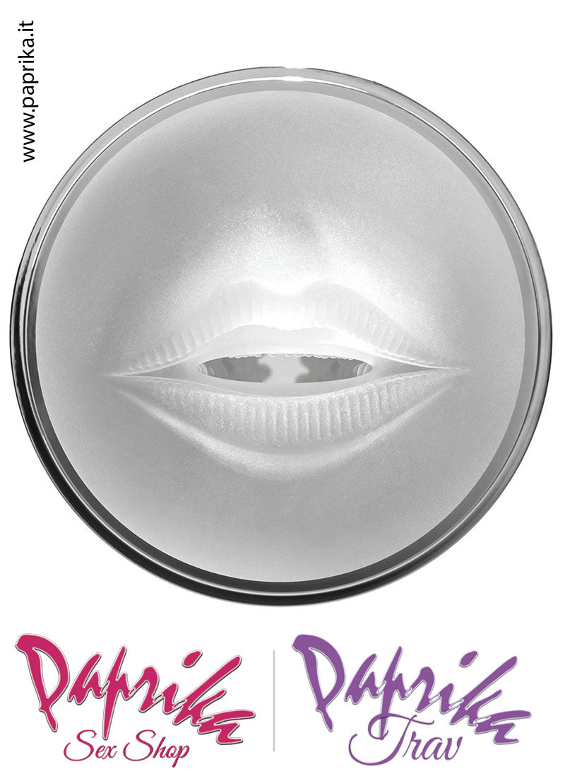 Vagina Bocca Masturbatore Maschile Double Tubo 21 cm Non Vibrante