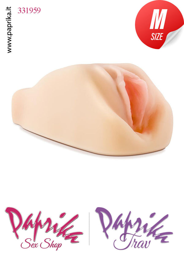 Vagina Masturbatore Vibrante Strocker Rettangolare 18 cm Pile