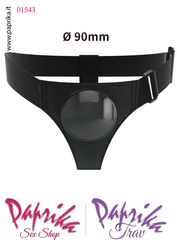 Mutanda Strap-On Indossabile Piastra Universale Tonda Ø 9 cm
