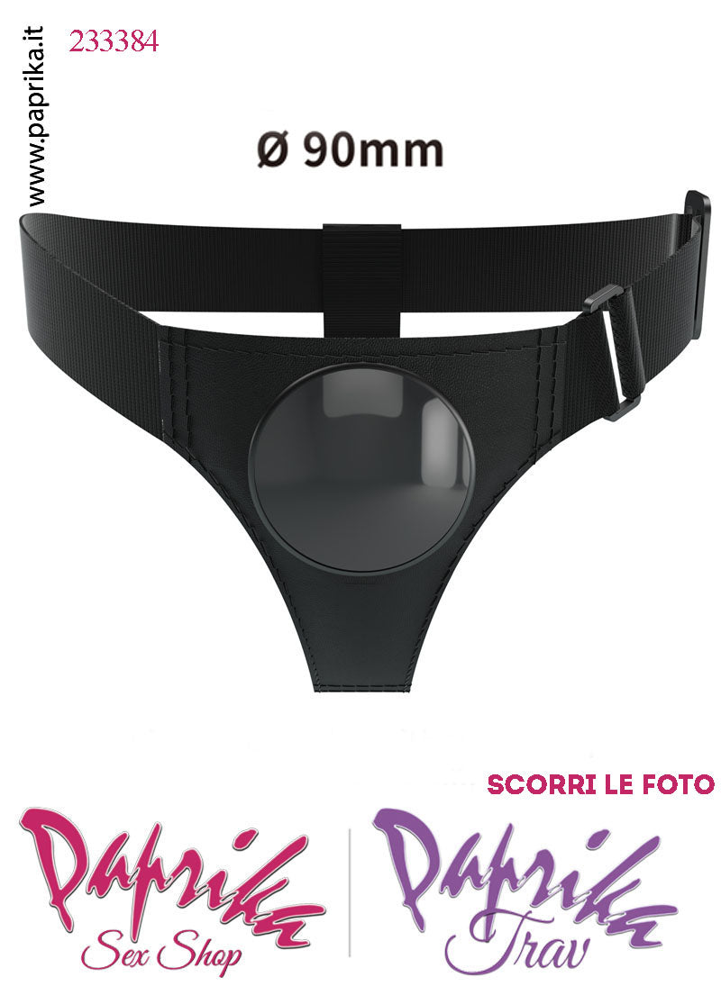 Mutanda Strap-On Indossabile Piastra Universale Tonda Ø 9 cm