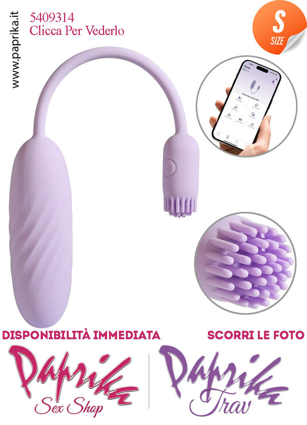 Ovulo Vaginale Stimolatore Clitorideo Punte Morbidissime App Control Ø 27