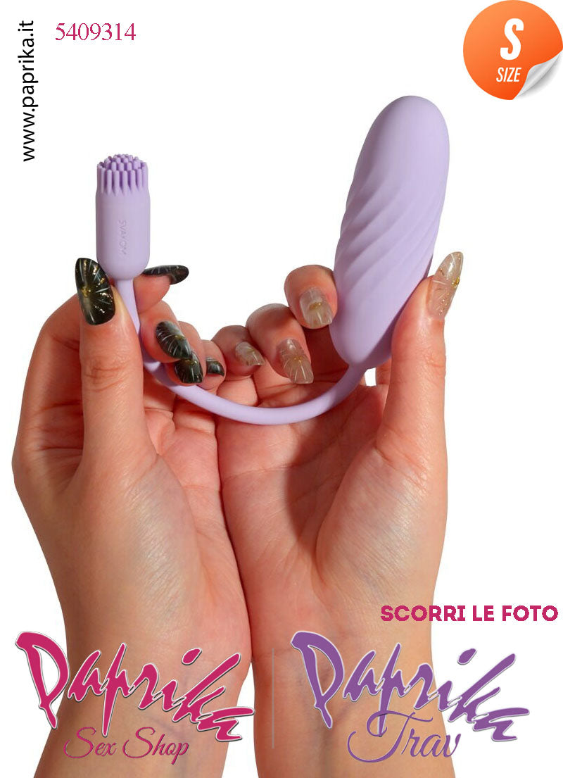 Ovulo Vaginale Stimolatore Clitorideo Punte Morbidissime App Control Ø 27