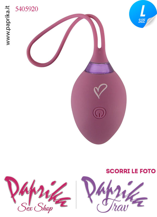 Ovulo Vibrante Vaginale Ø 39 Telecomando 10 + 6 Velocità Silicone Viola