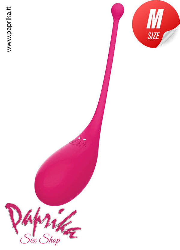 Ovulo Vaginale Vibrante Fucsia Ø 35 App Control Codino Lungo