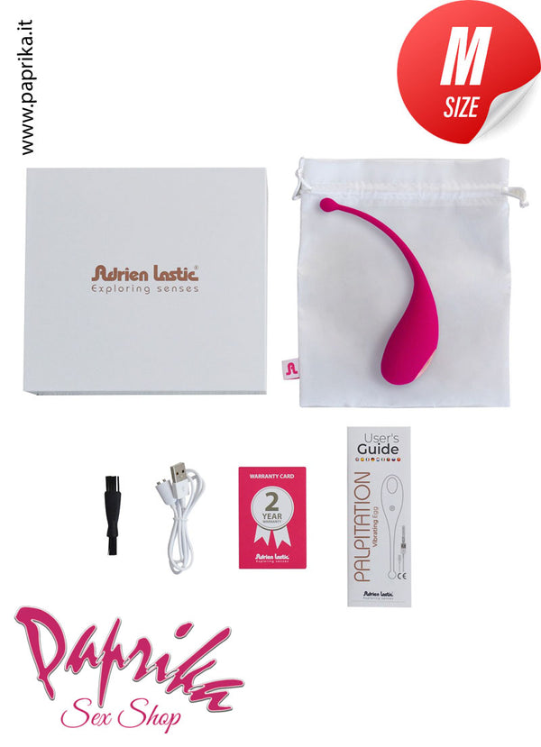 Ovulo Vaginale Vibrante Fucsia Ø 35 App Control Codino Lungo