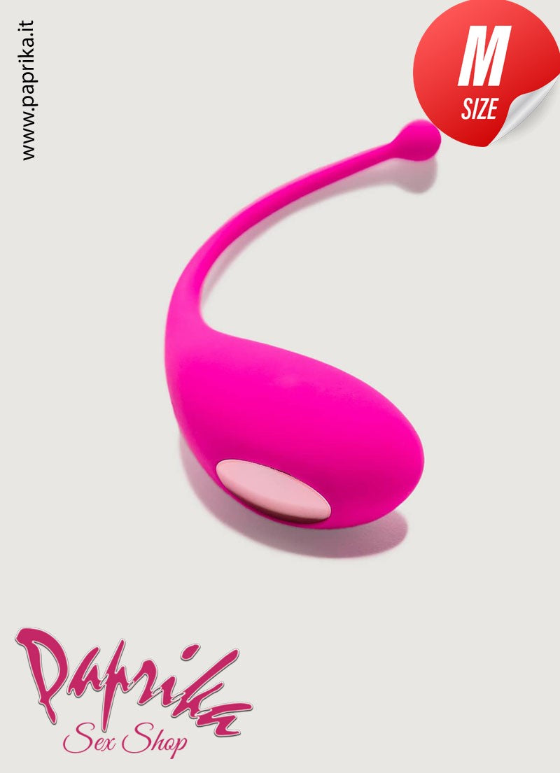Ovulo Vaginale Vibrante Fucsia Ø 35 App Control Codino Lungo