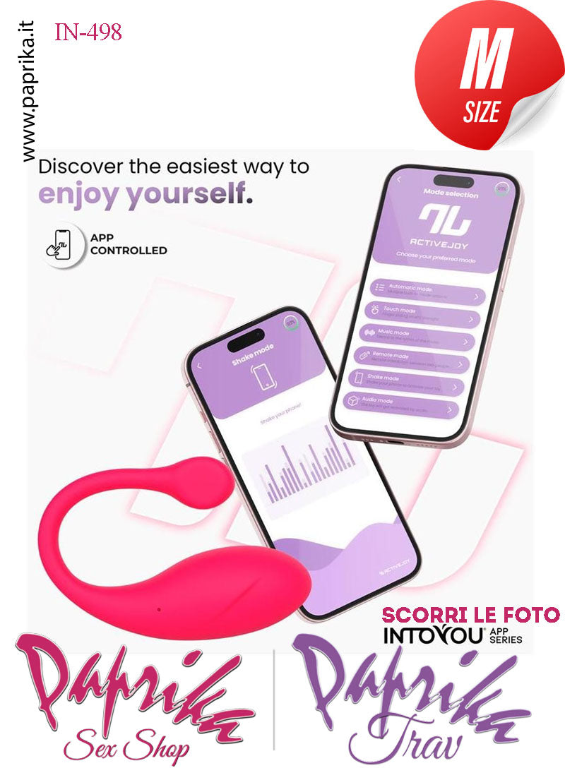 Ovulo Vibrante Silicone Rosa Cordino Lungo App Control Mondo 10 Velocità