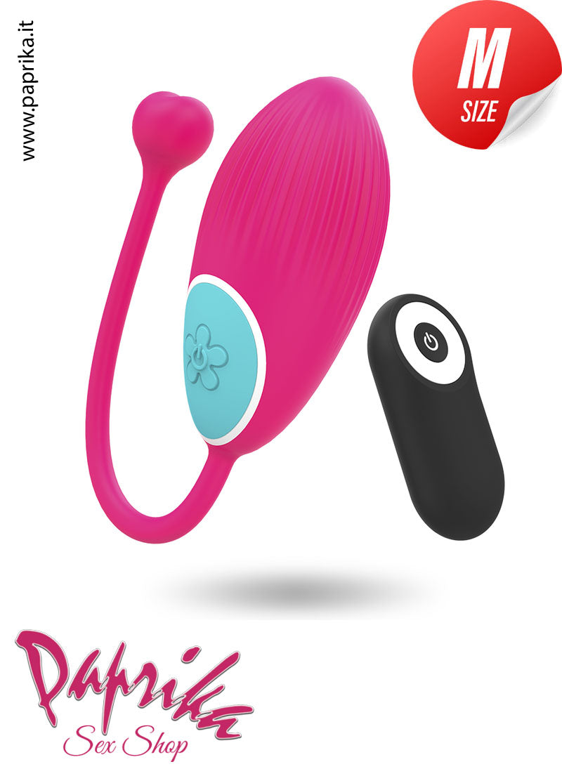 Ovulo Vaginale 7 cm Ø 35 Silicone Telecomando 10 Velocità
